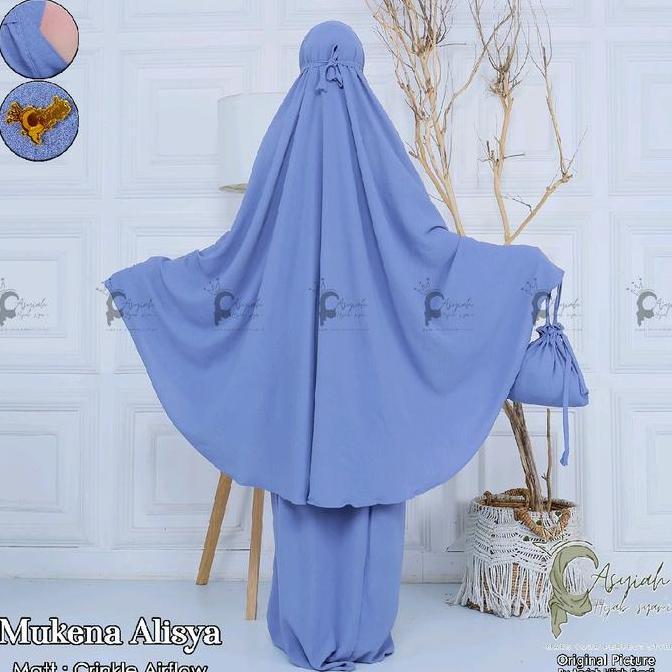 Nuyyhijabid Mukena Alisya Bahan Crinkle Airflow
