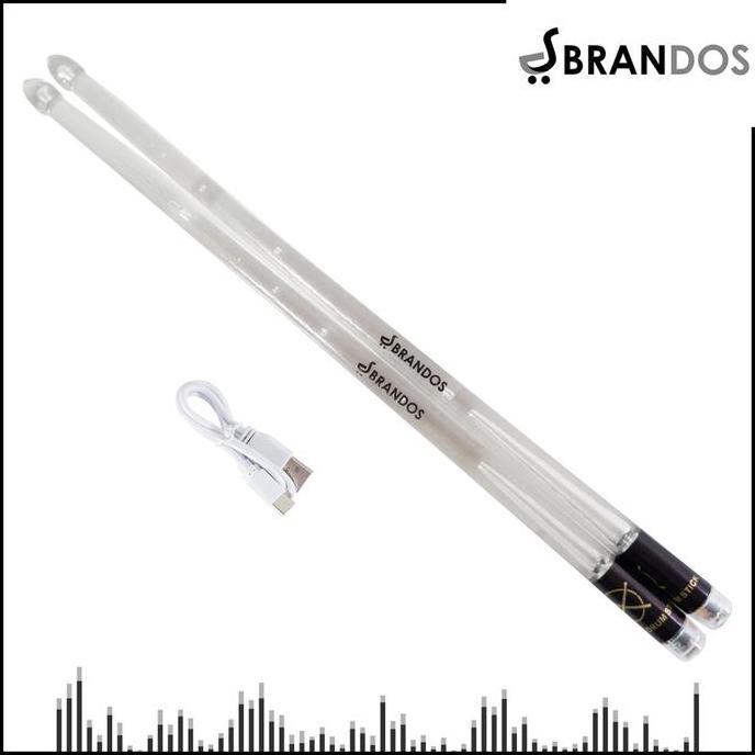 Grosir Stick Drum Brandos Lampu Led Crystal Stik Pound Fit Stkd-71 Baterai