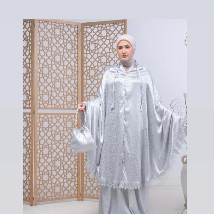 Mukena Dewasa Marissa Sutra Jaguar Silk Mewah