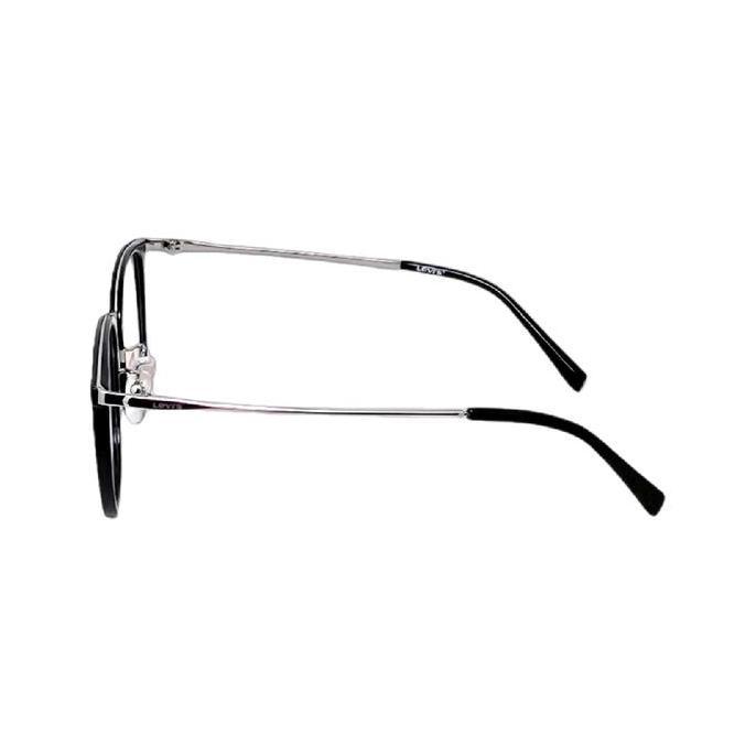 Promo Frame Kacamata Levis Lv7250F Bsc 49-20-145 Titanium Temple Black Silver Original