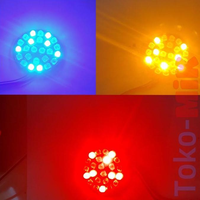 diy modul lampu led pcb dc 3.3v 25 mata led warna-warni