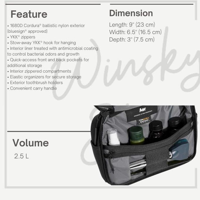 Sale Aer Travel Kit 2 - Cordura 1680D Material Organizer Bag / Tas Edc