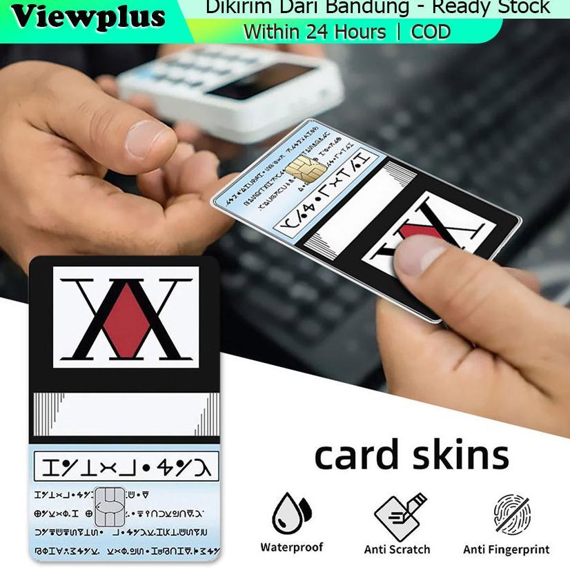 Stiker Sticker Skin Kartu Card Atm Anime Hunter X Hunter Hologram
