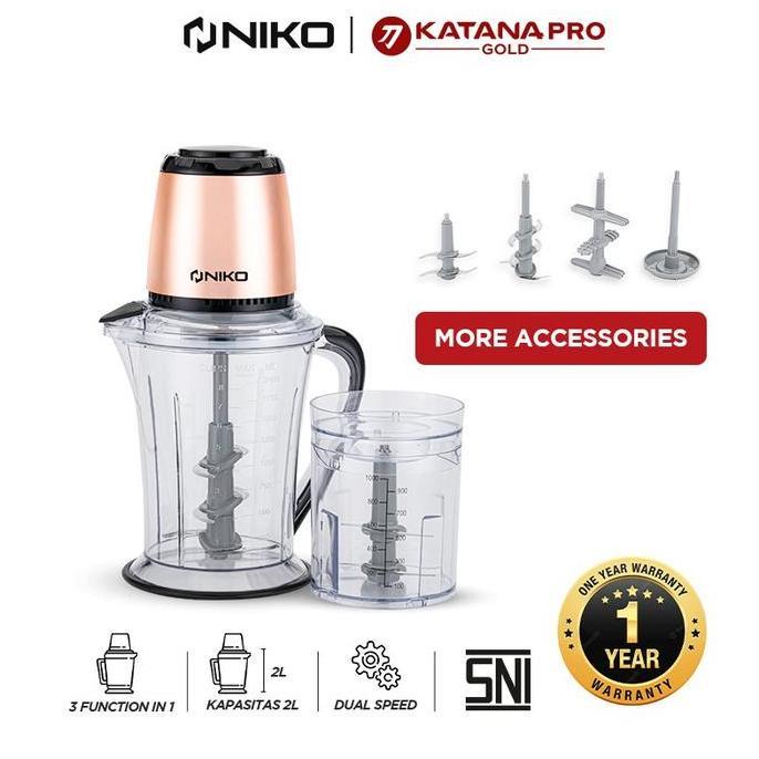 Niko Food Chopper Katana Pro Gold