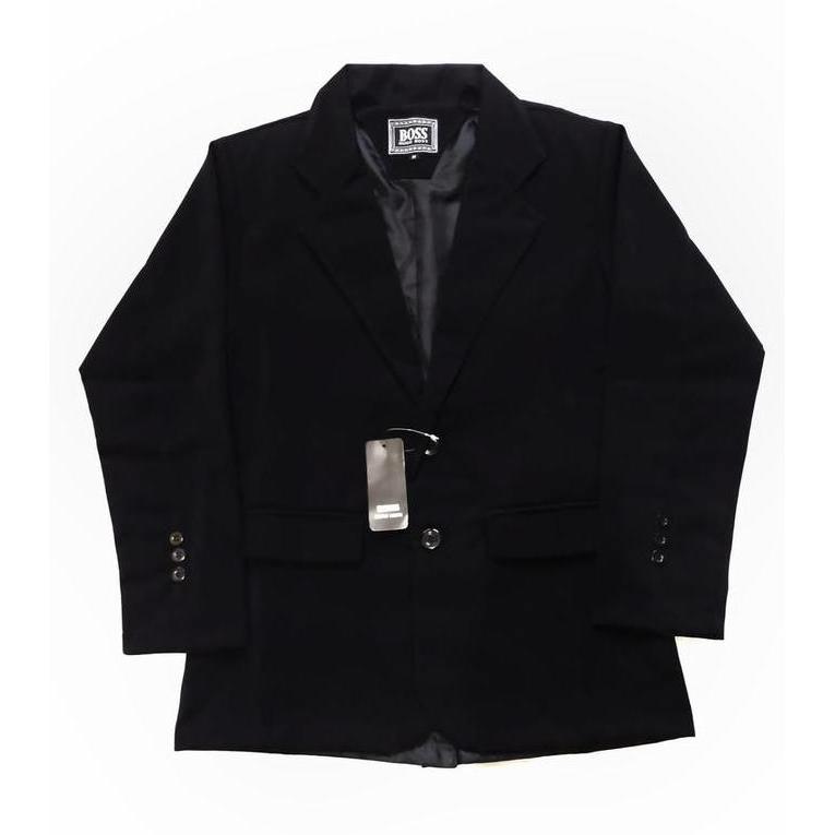 Forzie Jas Pria Formal Hitam Slimfit Polos Kancing 2 Jas Wisuda Blazer Pria Jas Wedding Jas Kantor C