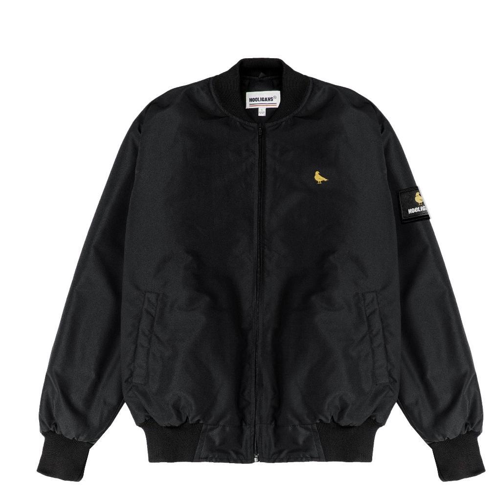 MURAH HOOLIGANS JACKET BOMBER HUGO BLACK