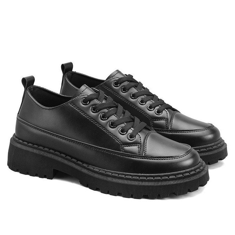 Mulus Sepatu Pantofel Hitam Docmart Sepatu Pria Hitam Casual