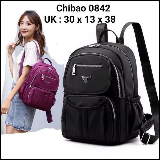 Tas Ransel Laptop Chibao 0842 Wanita Sekolah