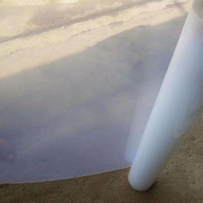 Fiber pagar polos plastik penutup pagar per rol 50 meter