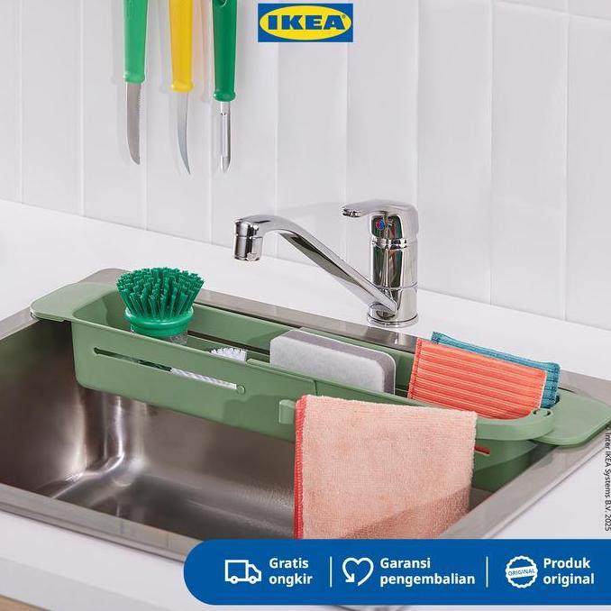 IKEA SKOLAST Wadah Bak Cuci Piring Serbaguna Dapat Diperpanjang Plastik