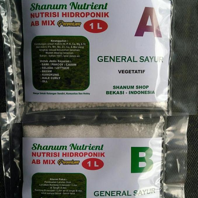 AB mix Premium 1 Liter ( Sayur Daun )