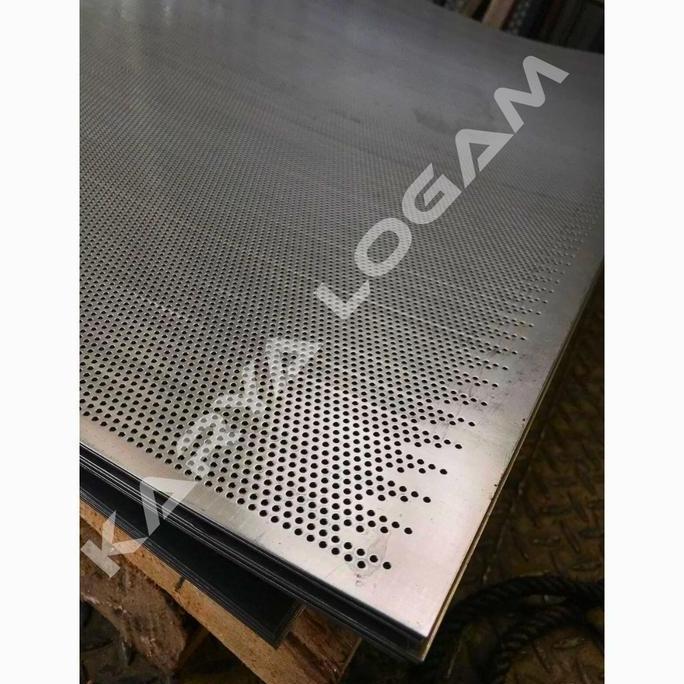 Plat Lubang Besi / Perforated 1.2mm x 1.2 M x 2.4 M x dia. lubang 2 mm - 2.5 mm