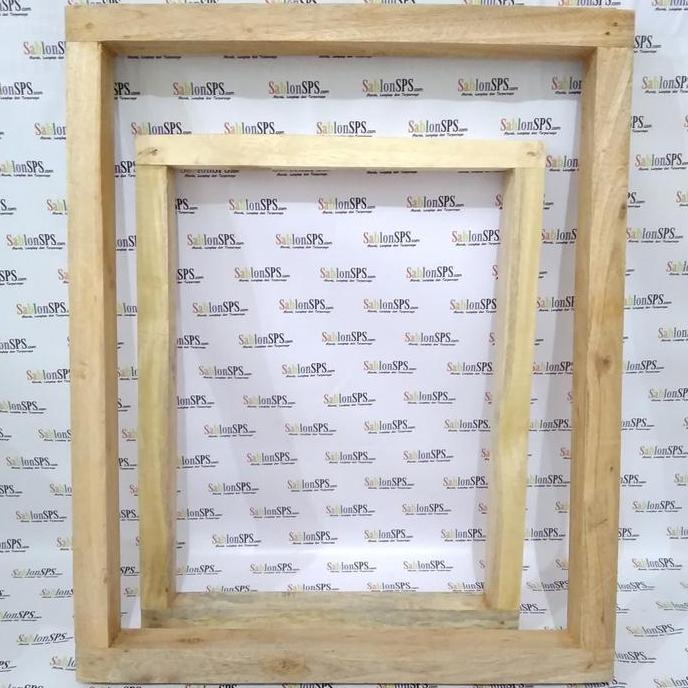 Bingkai Kayu Sablon UD 50X60