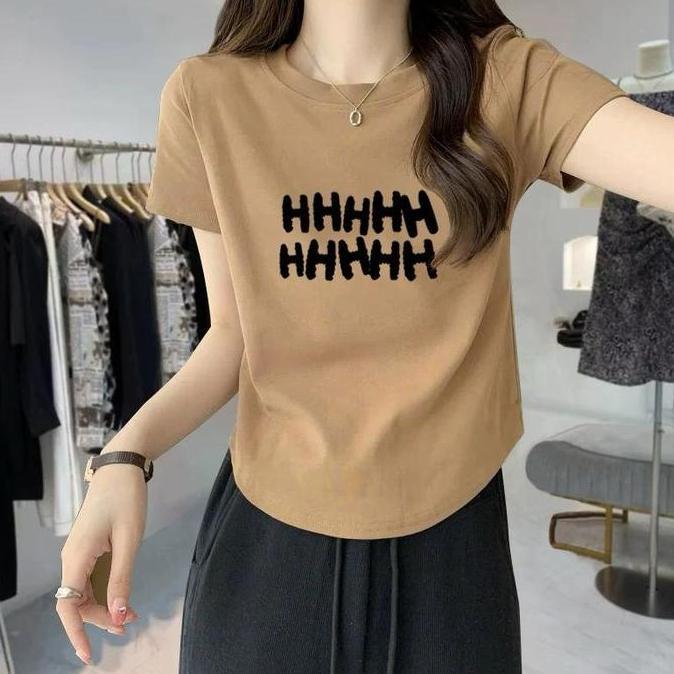 CROP OVAL WANITA/KAOS OVAL WANITA LENGAN PENDEK/MGETREND/BISA COD/KEKINIAN/BAJU WANITA