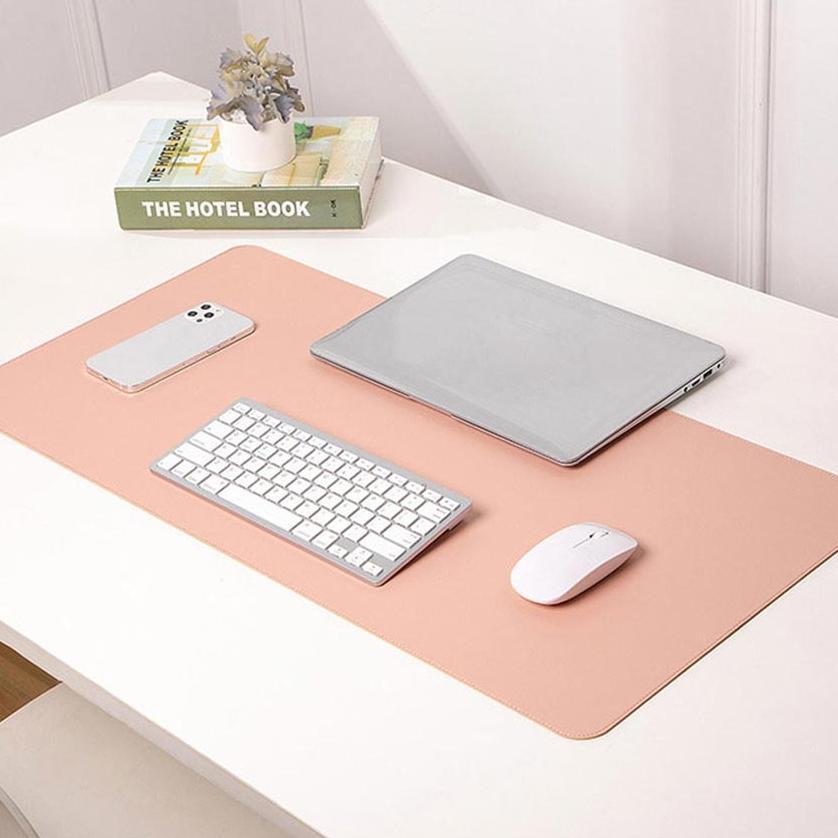 Besar Alas Mouse Kulit Alas Meja Kerja Untuk Meja Laptop Desk Mat Bahan Kulit Mousepad Dua Sisi Mat