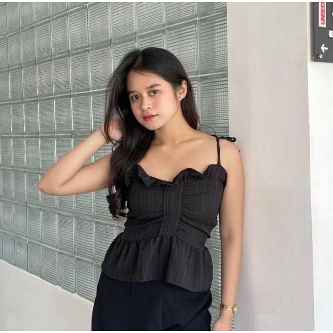 Atasan Blouse Crop Kekinian / Atasan Wanita / Blus Crop /