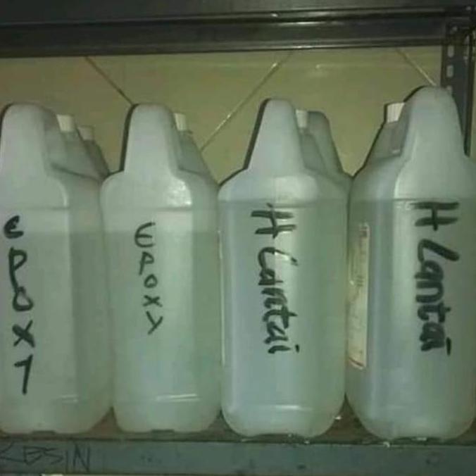 HARDENER LANTAI 5KG.Hardener epoxy yg bening
