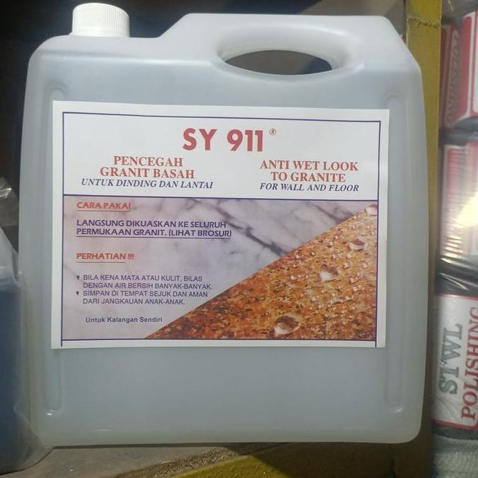Coating / Koting SY 911 Pencegah Granit Basah 1Galon @5Liter