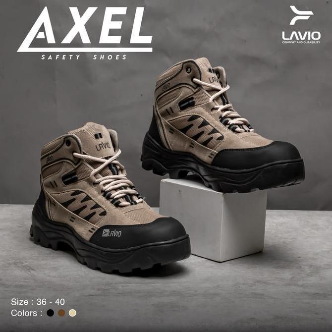 Sepatu Safety Keren Ujung Besi Lavio Axel Orinal Unisex