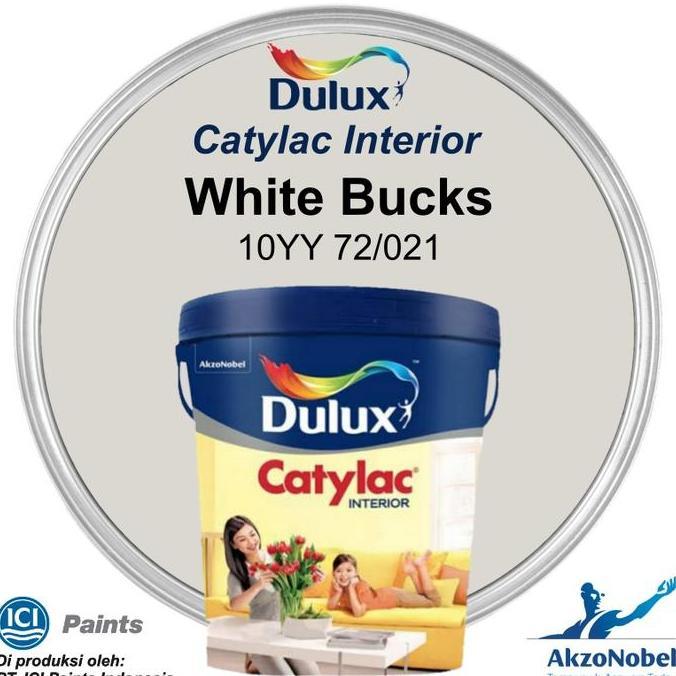 CAT DULUX CATYLAC INTERIOR 25 KG - WHITE BUCKS 10YY 72/