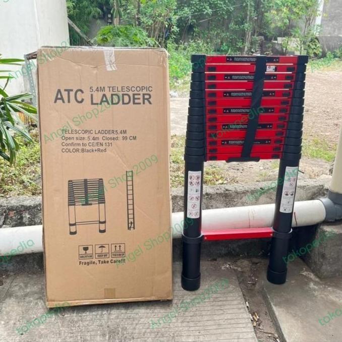tangga lipat aluminium teleskopik 5,4 meter