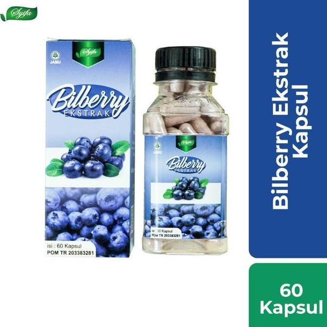Lansungkirim- Ekstrak Bilberry Cv. Syifa Herbal Alami - Vitamin Kesehatan Mata (60 Kapsul)