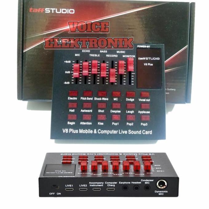 Soundcard V8 Plus taffstudio Bluetooth