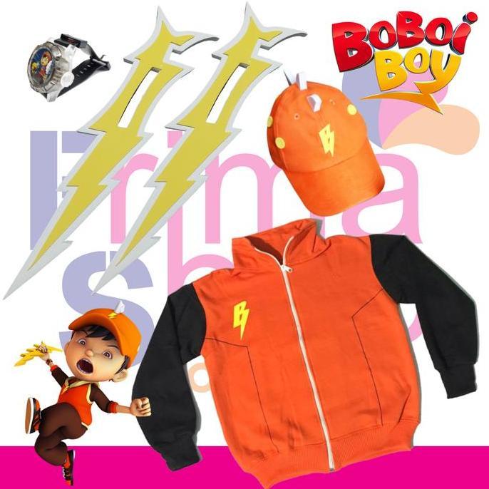 PAKET KOSTUM ANAK KERIS PETIR BOBOIBOY GALAXY TERBARU Fashion Costume Termurah