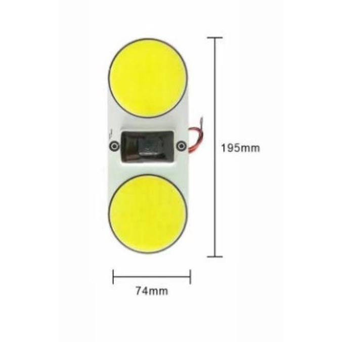 Led Plafon kabin mobil truk kontainer 12-24 volt universal