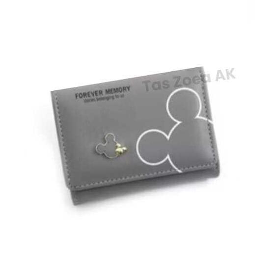 terbaru dompet wanita kecil _ dompet lipat 3_dompet kartu motif mickey mouse