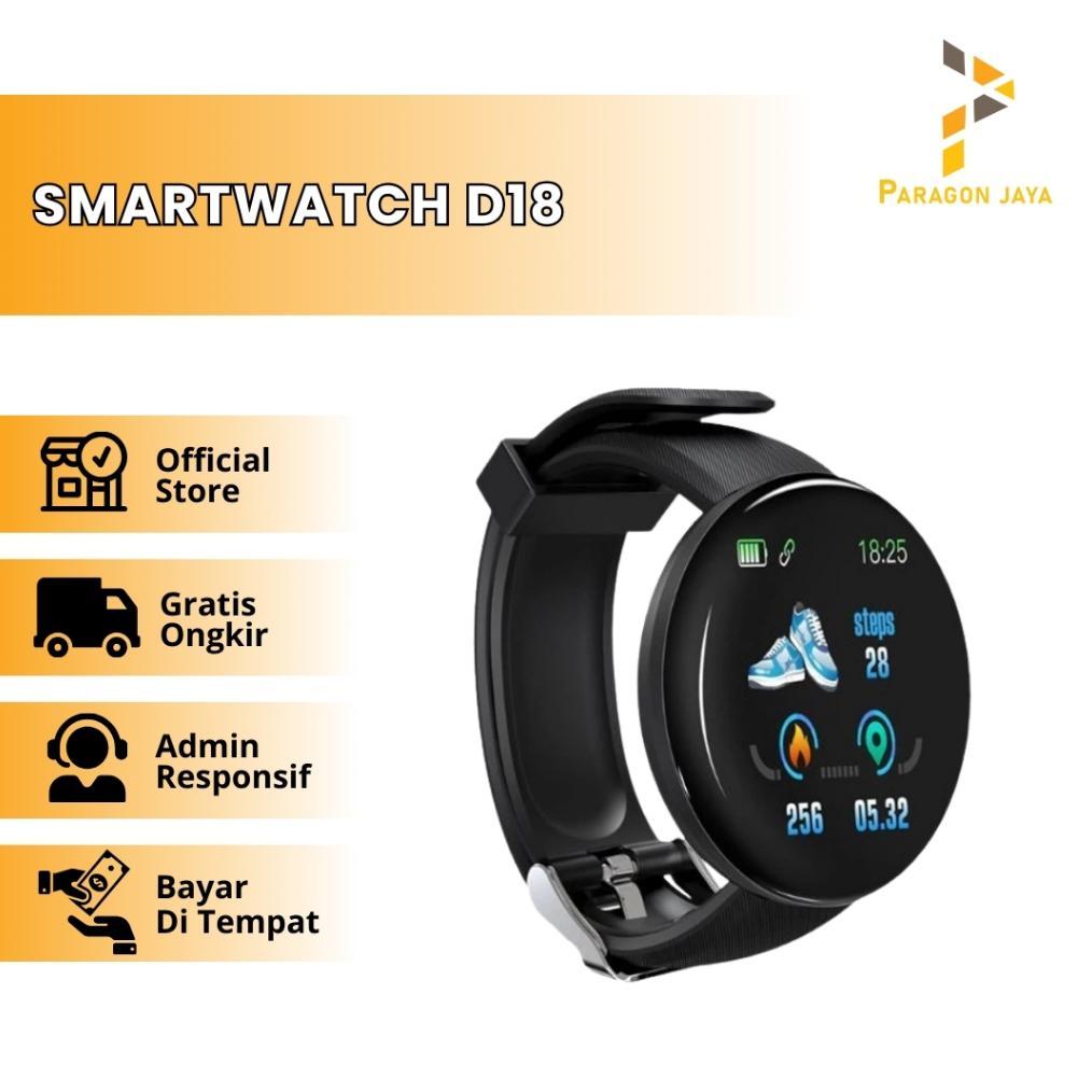 HOT SALE SMARTWATCH D18 JAM TANGAN SMARTBAND D18 WATERPROOF SMART WATCH