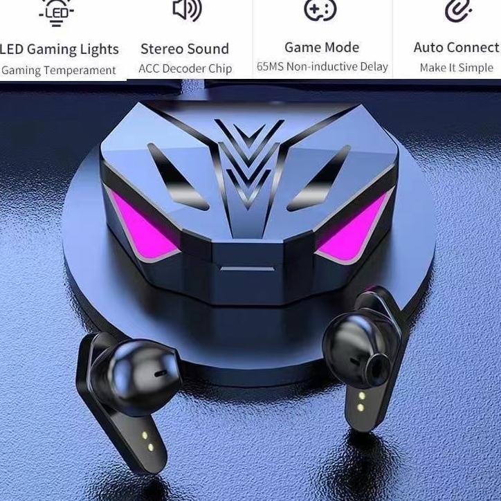 Hot Sale Jovitech Headset Bluetooth Gaming Tws X15 Bluetooth V5.2 Led Smart Display Headset Nirkabel