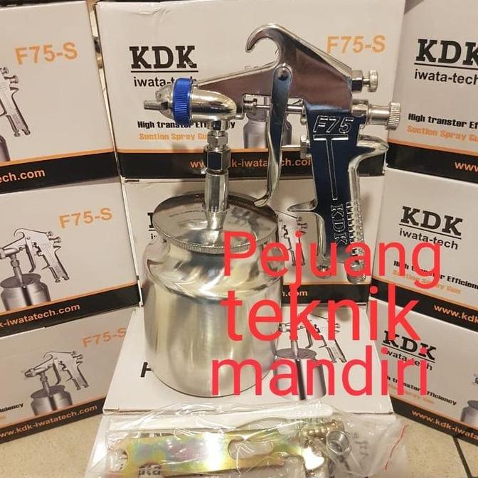 SPRAY GUN F75-S TABUNG BAWAH / SPRAY GUN F75 S TABUNG BAWAH KDK JAPAN