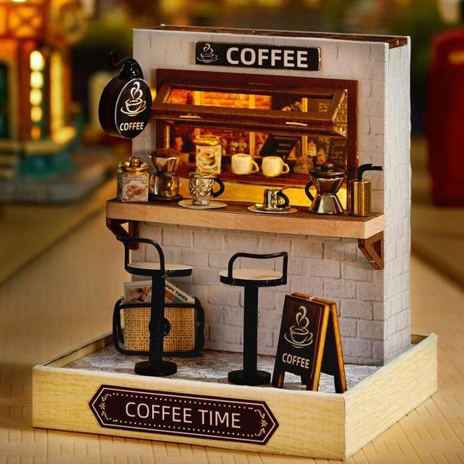 Miniatur Rumah Kamar 3D Puzzle Diy