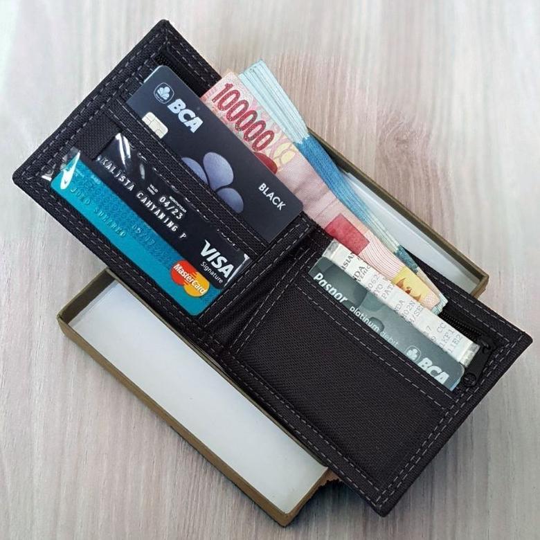 TERBARU Dompet Pria Kulit Sintetis Logo Embos LV5000