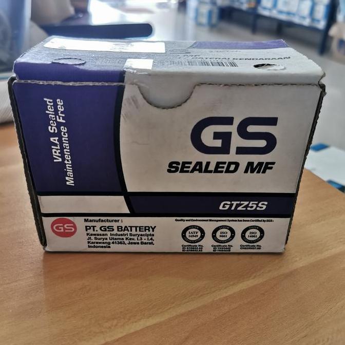 AKI SEPEDA MOTOR GS ASTRA GTZ5S GTZ-5S