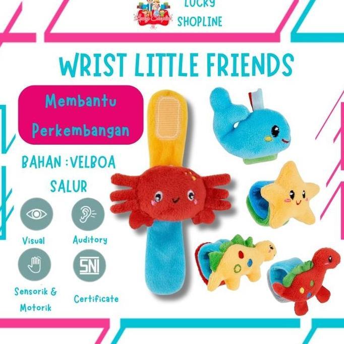 Mainan Bayi 0 6 Bulan - Mainan Bayi 3 Bulan - Rattle Bayi - Kerincingan Bayi - Gelang Mainan Kuning 