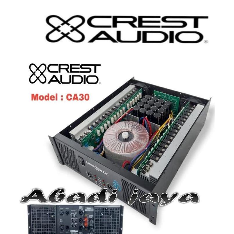 HARGA DISC - power amplifier crest audio ca 30 crest audio ca30