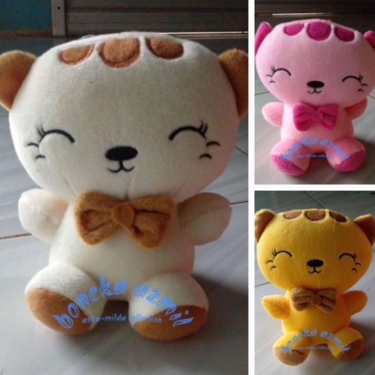 RECOMMENDED Boneka Mini Kucing Lucu 15cm Bahan Velboa