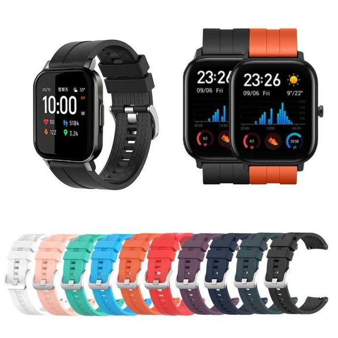 TALI JAM TANGAN STRAP WATCH RUBBER GT XIAOMI AMAZFIT GTS 2 / BIP U