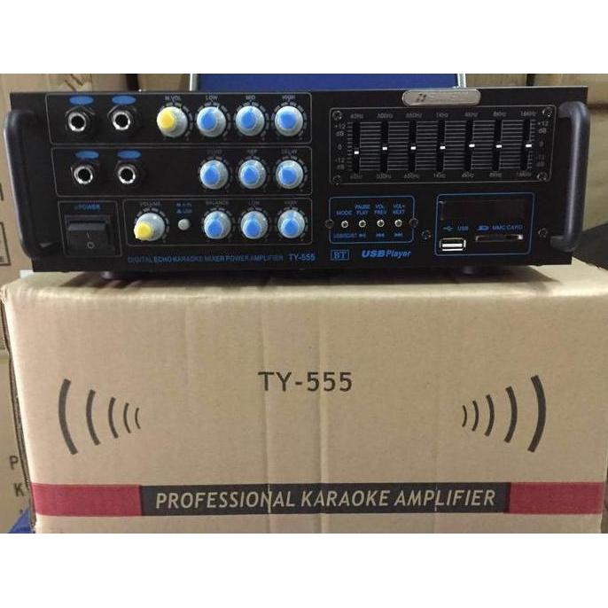 BEBAS ONGKIR - AMPLIFIER TY 555 4 CANNEL ( USB,SD CARD , BLUETOOTH )