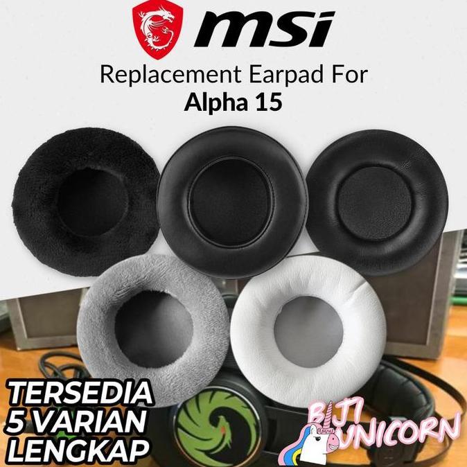 TERMURAH - Earpad Earcup Ear Cushion MSI Alpha 15 Busa Bantalan Foam