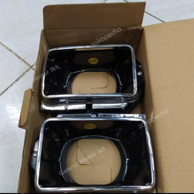 Ring Lampu Sealed Beam Hino Ranger Kanan Kiri-Set 2Pcs