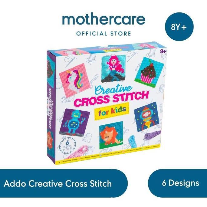 Addo Creative Cross Stitch - Mainan Kerajinan Menyulam Benang Anak (TERBAIK) (TERBARU) (TERMURAH)
