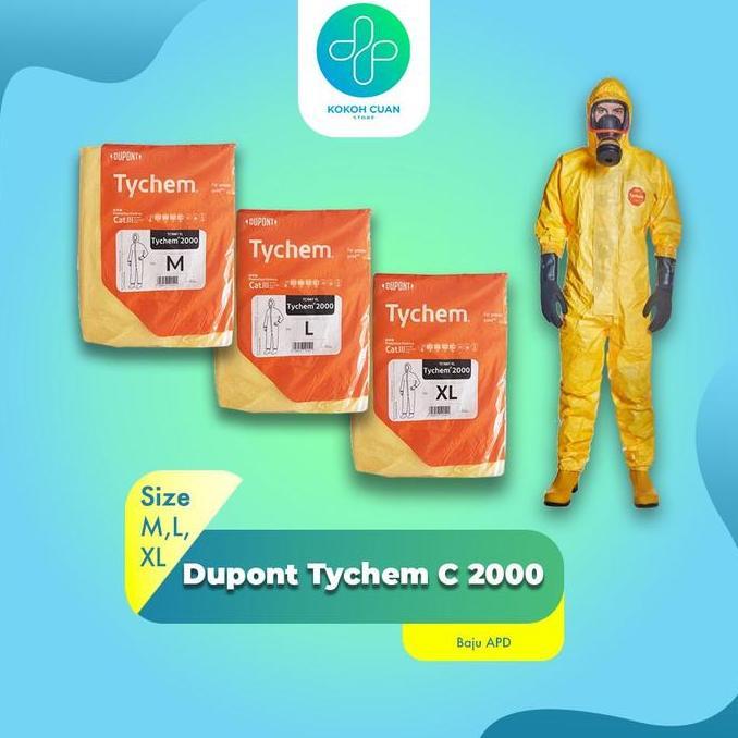Grosir Hazmat Dupont Tychem C 2000 (Tychem 2000)