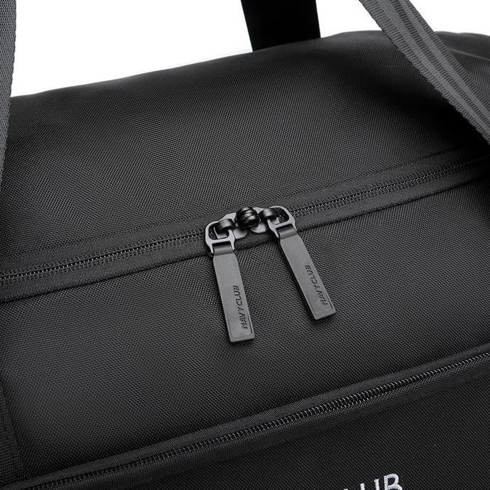 NEW NAVY CLUB TAS TRAVEL BAG PRIA & WANITA HGJ DUFFLE BAHAN 500D NYLON DENGAN TALI SELEMPANG TEBAL H