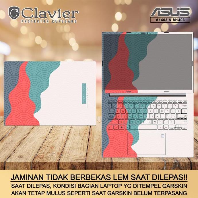 Cover Garskin Laptop Asus VivoBook 14X A1403 A1403Z A1403ZA Transparan