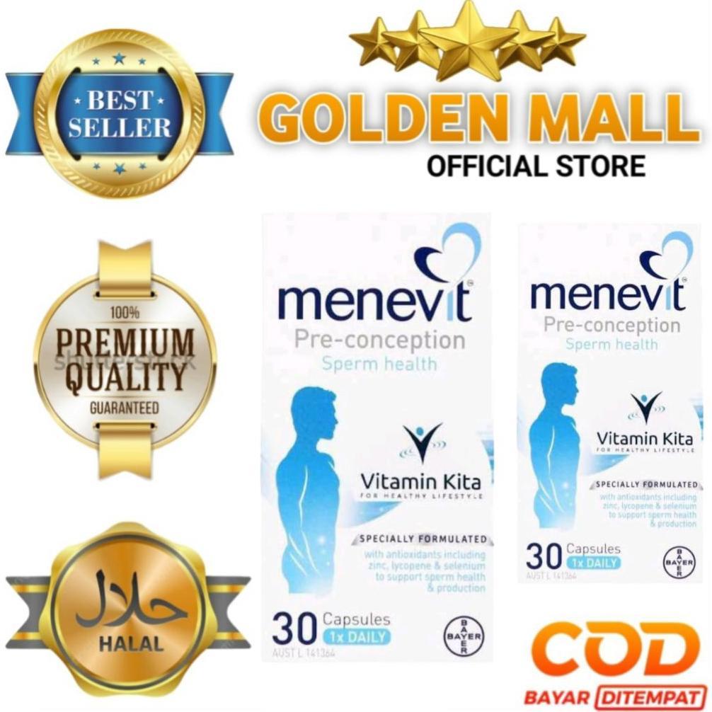 (Terbaru) Menevit Asli Original Multivitamin Kesuburan MENEVIT Probiotic 30 Kapsul Asli (Terlaris)