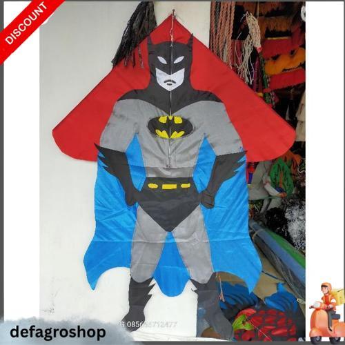 Layangan Kain Karakter / Layangan Hias / Layangan Superman Premium Quality
