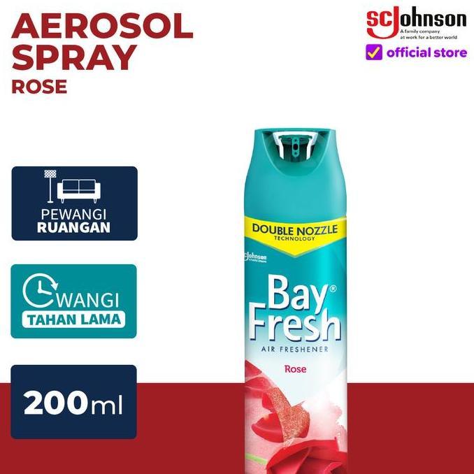 Bayfresh Aerosol Pengharum Ruangan Rose 200ml